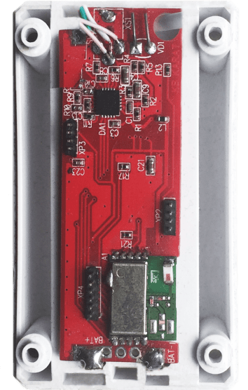 The inside of the pelvik device